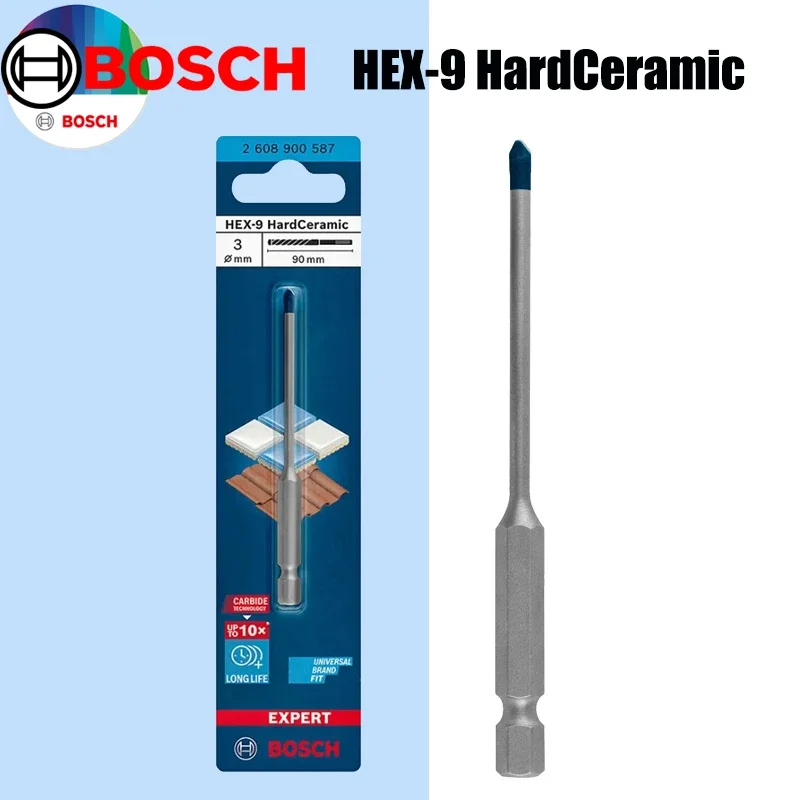 Power Tools Bosch - Forets à céramique dure BOSCH Hex-9
