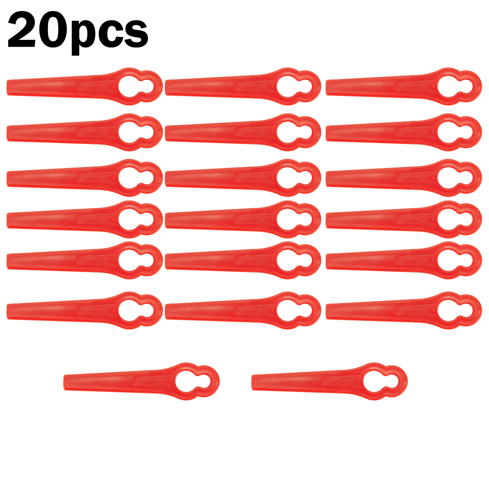 Power Tools Red - 20 lames de rechange pour débroussailleuse,