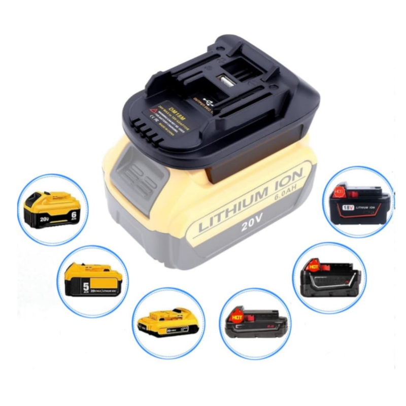 Power Tools Battery Adapter - Adaptateur de batterie au Lithium DM18M