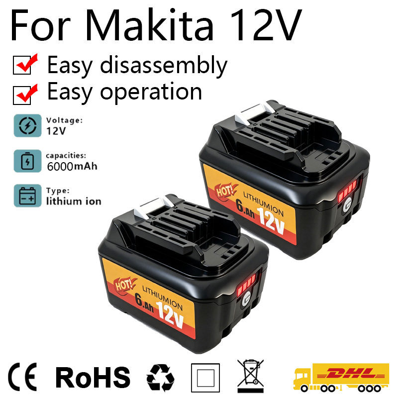 Makita Drill Hp1640 - Batterie Li-Ion rechargeable de remplacement 10,8