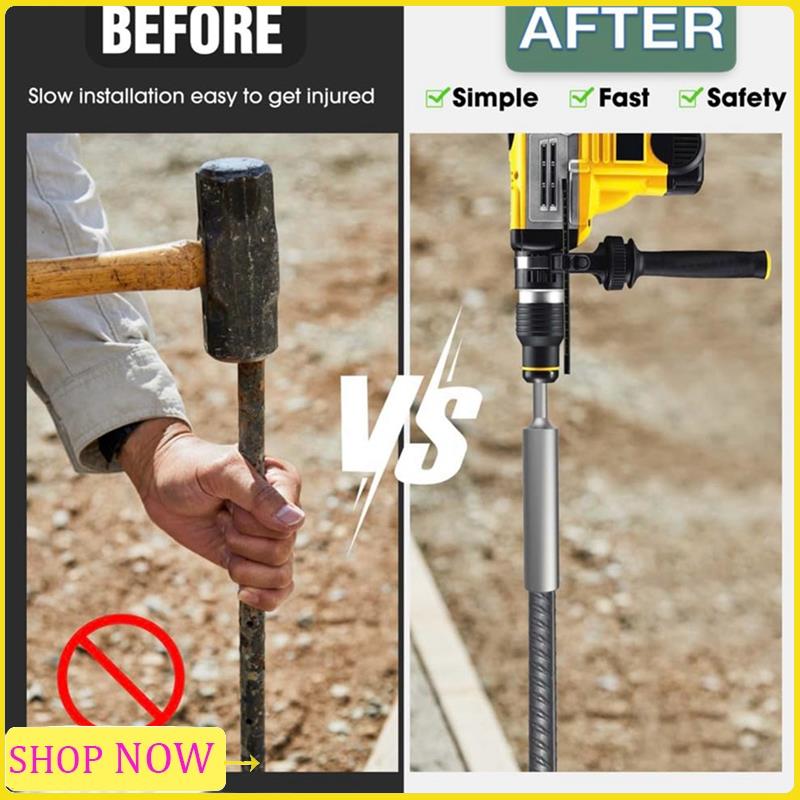 Hammer Drill Sds - Pilote de tige de terre SDS-Plus