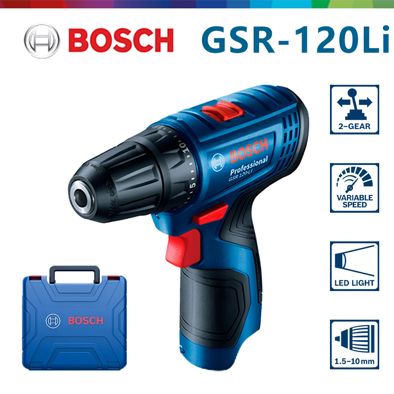 Power Tools For Woodworking - Perceuse électrique au lithium Bosch GSR