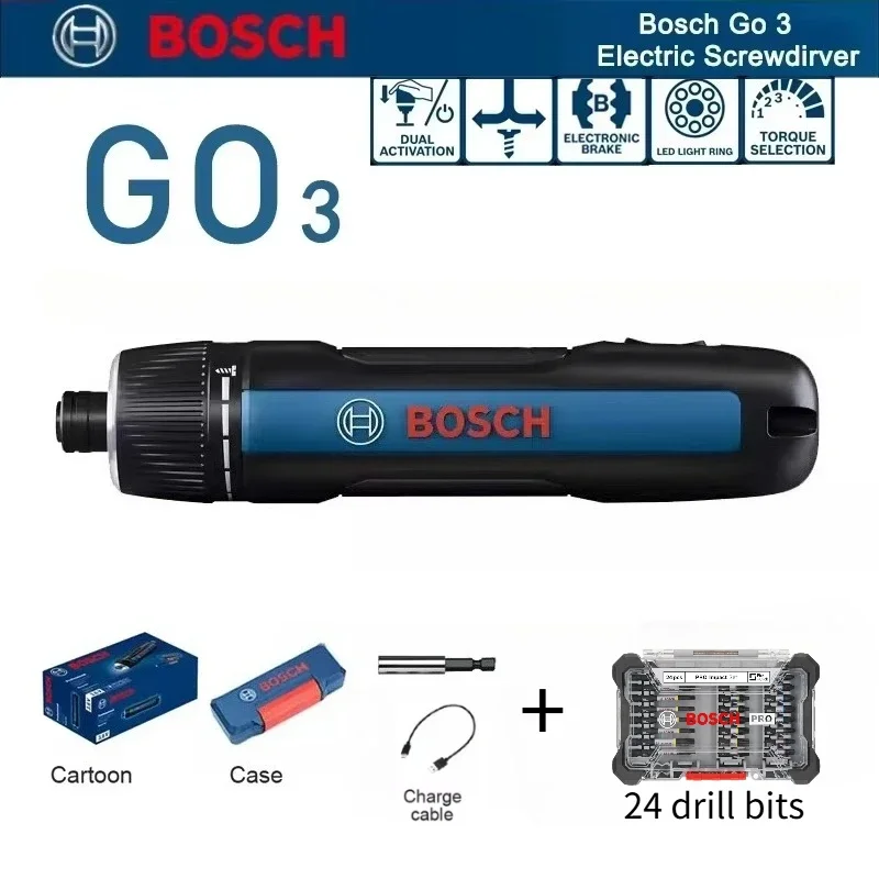 Power Tools Bosch - Ensemble de tournevis électriques Bosch GO