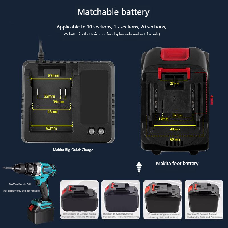 Chargeur EU US 18V 21V pour pe - Power Tools Impact Wrench avis et prix
