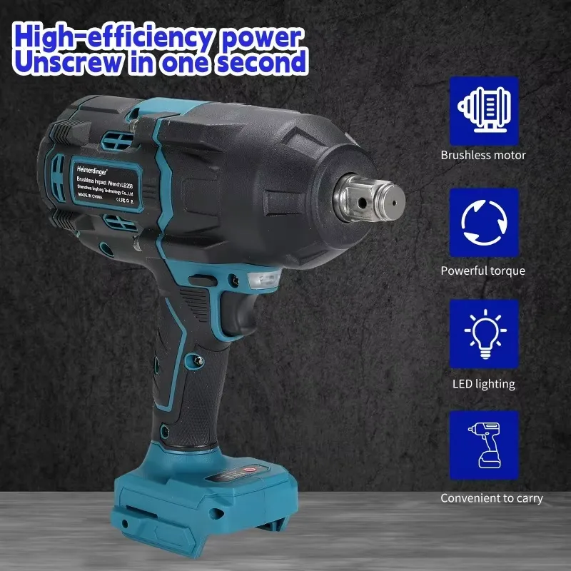 Clé à chocs sans fil Heimerdin - Power Tools Impact Wrench avis et prix