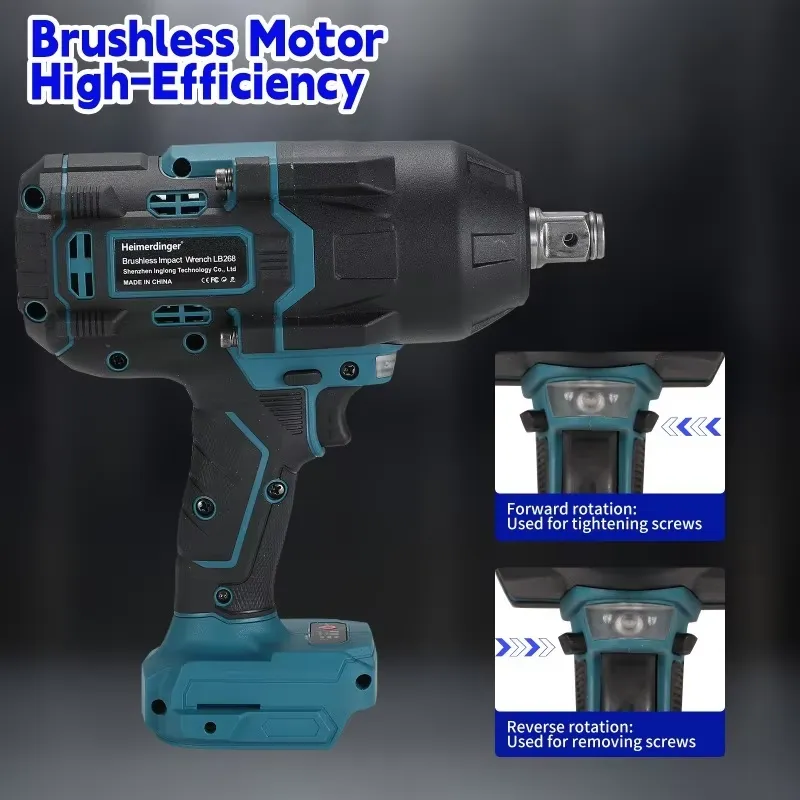 Clé à chocs sans fil Heimerdin - Power Tools Impact Wrench avis et prix