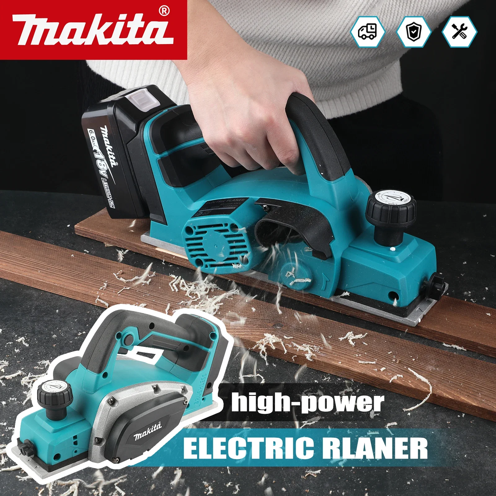 Raboteuse électrique sans fil  - Power Tools For Woodworking avis et prix