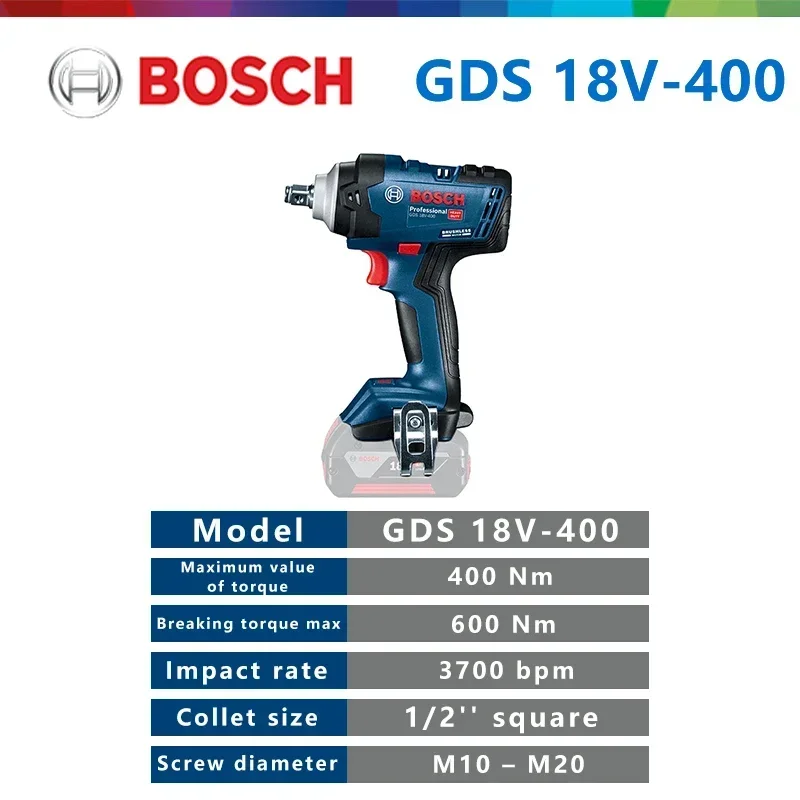 Clé à chocs sans fil Bosch GDS - Power Tools Impact Wrench avis et prix