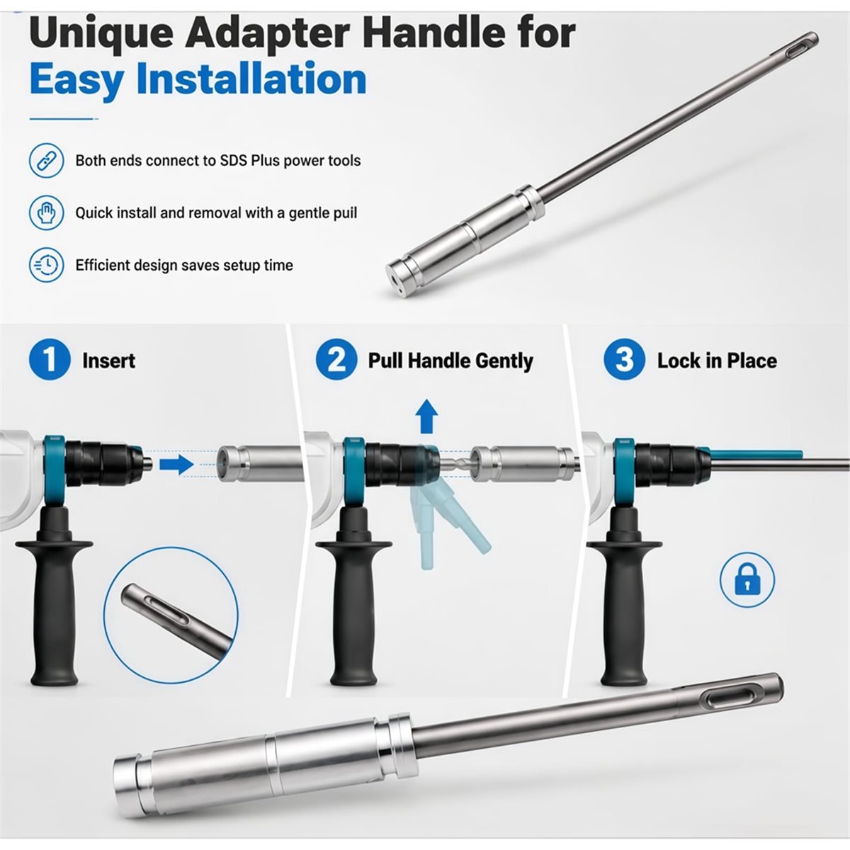 Adaptateur à dégagement rapide - Hammer Drill Sds avis et prix