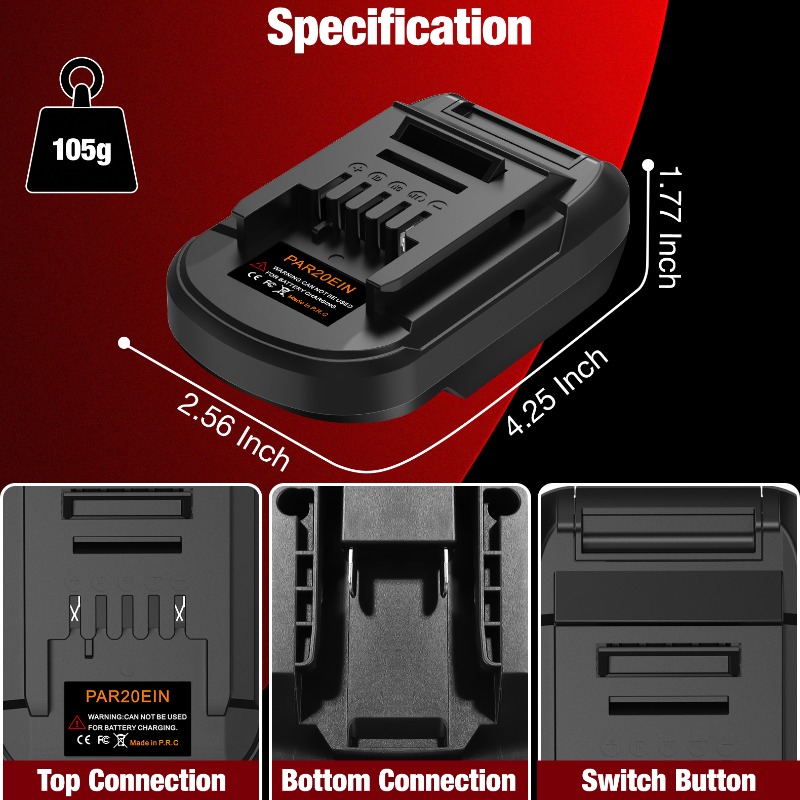 Adaptateur de batterie pour ou - Power Tools Battery Adapter avis et prix