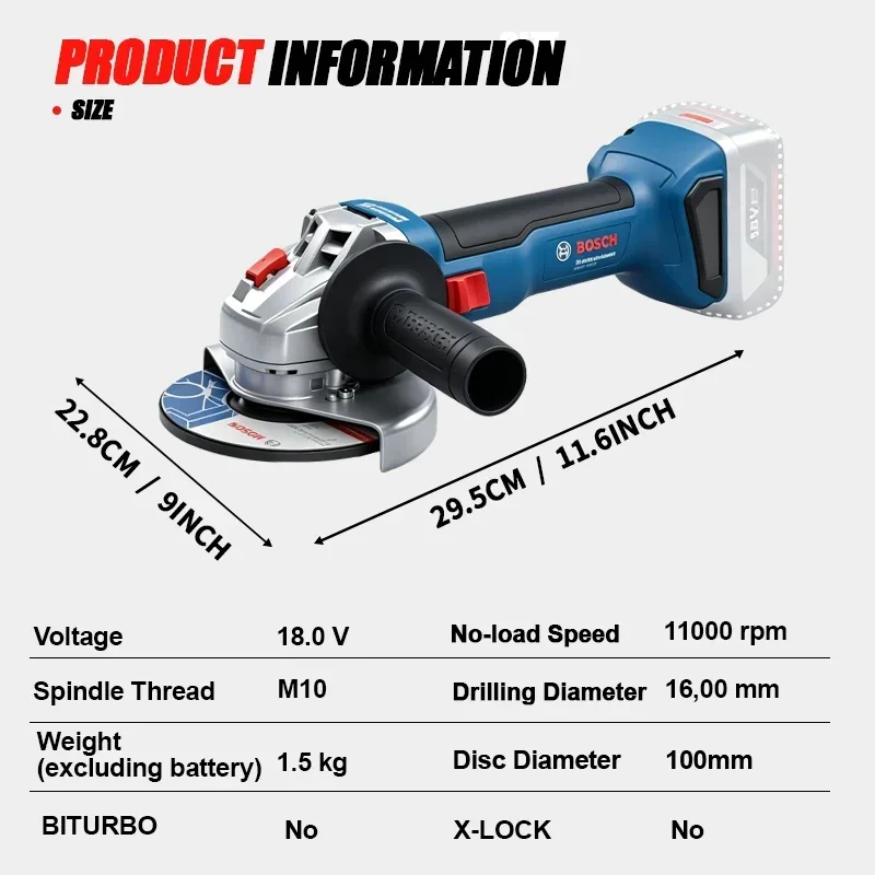 Meuleuse d'angle sans fil BOSC - Power Tools Bosch avis et prix