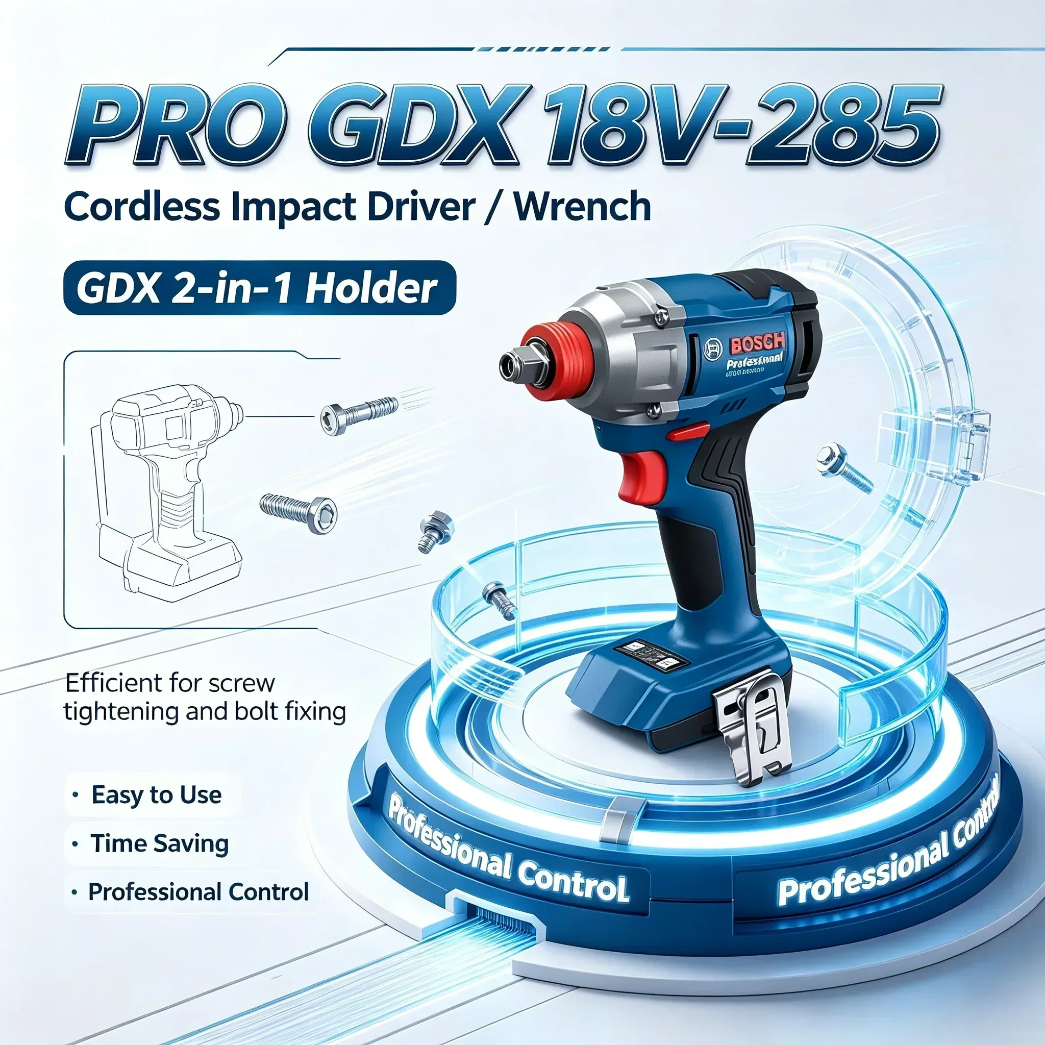 Clé à chocs sans fil Bosch GDX - Power Tools Impact Wrench avis et prix